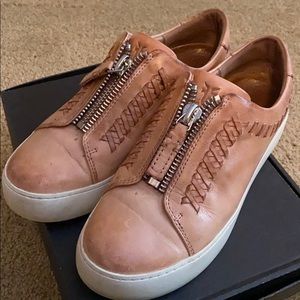 Frye Lena Whip zip low in dusty rose